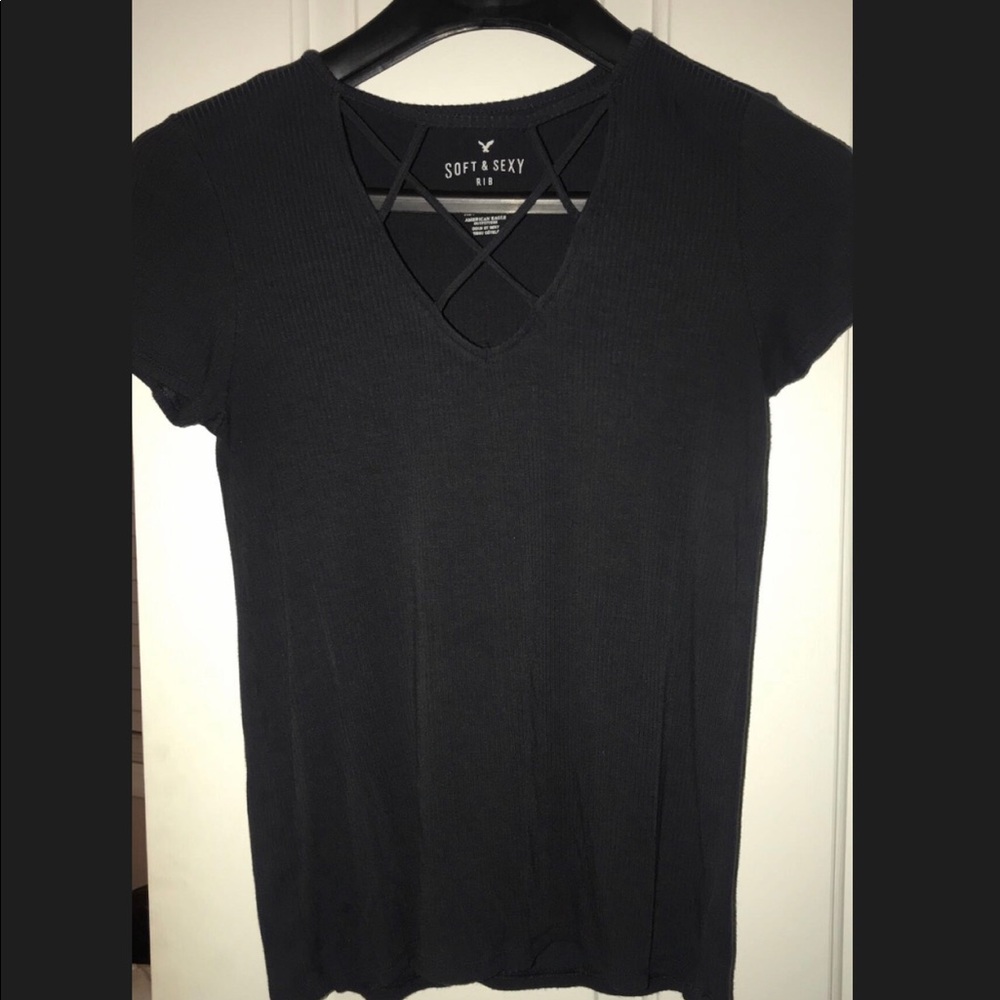 American Eagle Soft and Sexy rib tee
